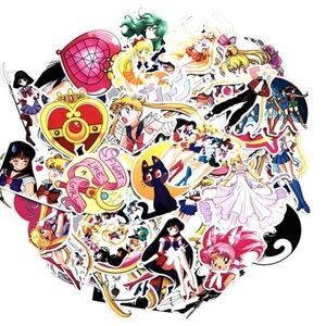 50PCS Sailor Moon Stickers, Classic, Japanese, Cartoon, Anime